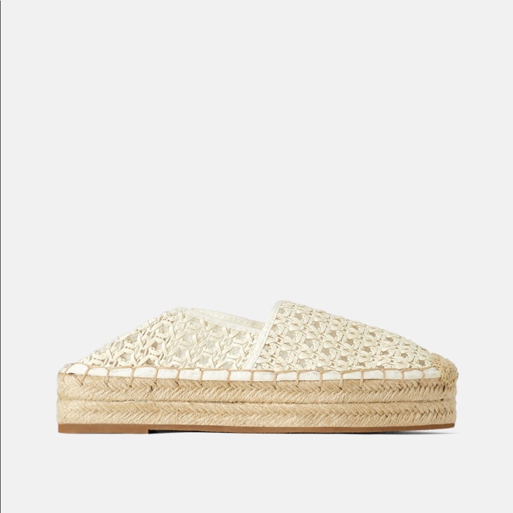 Zara Woven Espadrilles SZ 41 US SZ 10